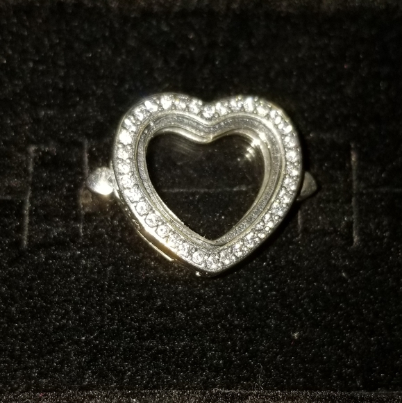 Pandora Jewelry Nwt Pandora Floating Locket Ring Sz 56 Aka 75
